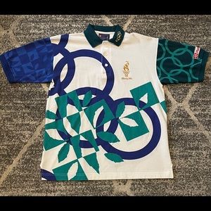 Rare Vintage Atlanta Olympis 1996 polo M
